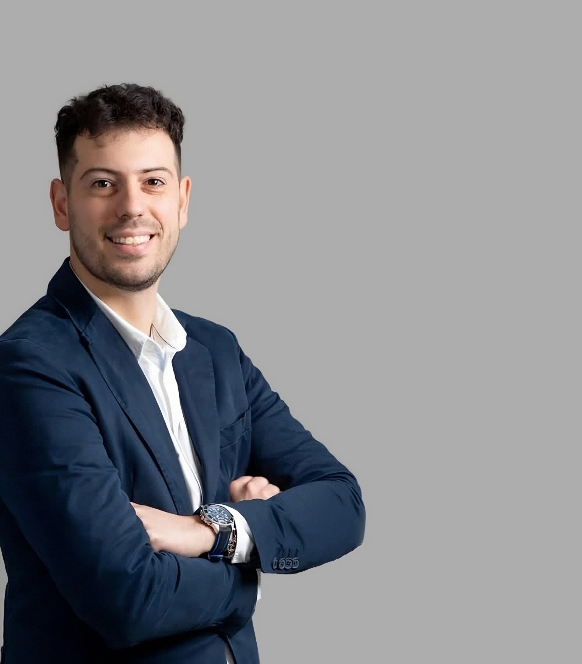 Giuseppe Andronaco, ritratto in studio
